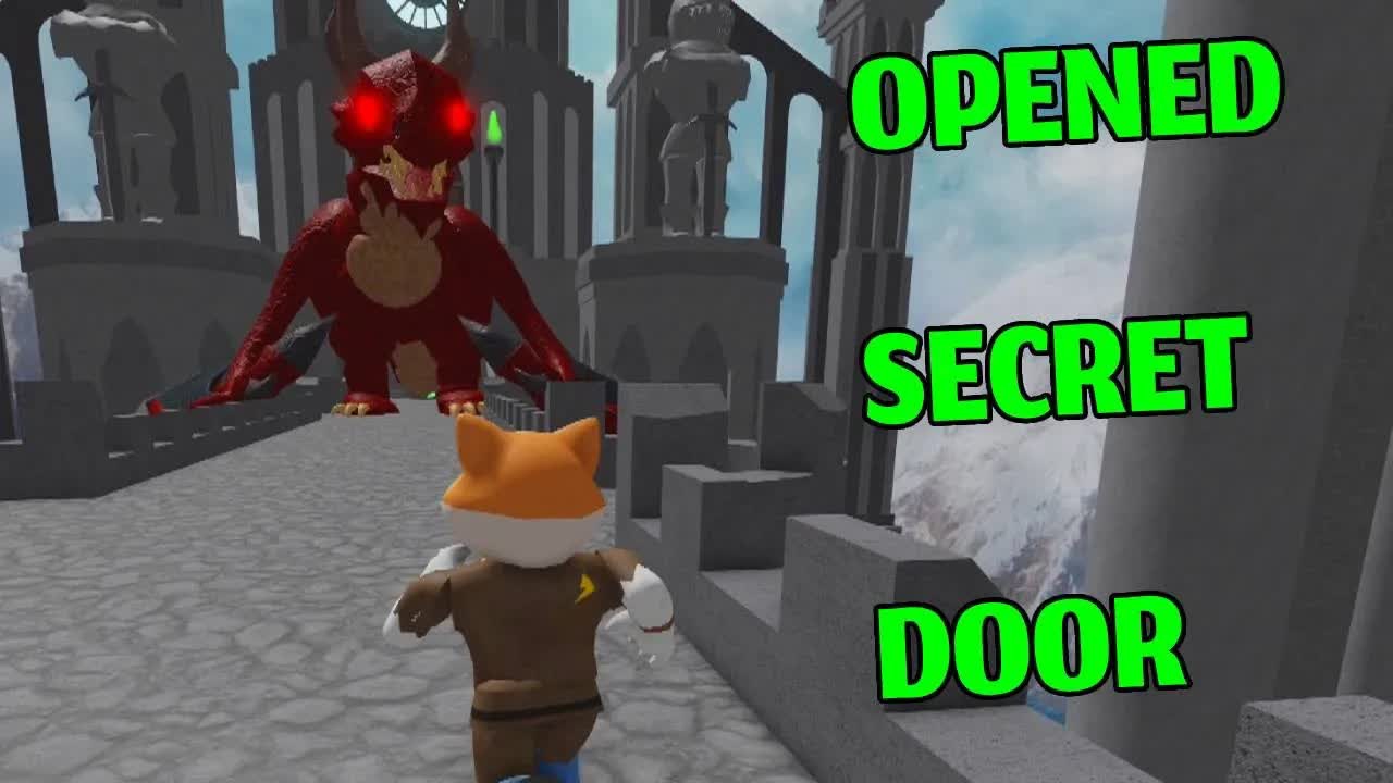 Escape the castles fortess! Obby (NEW) Opened secret door