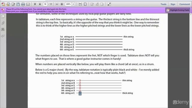 5. How To Read Tablature