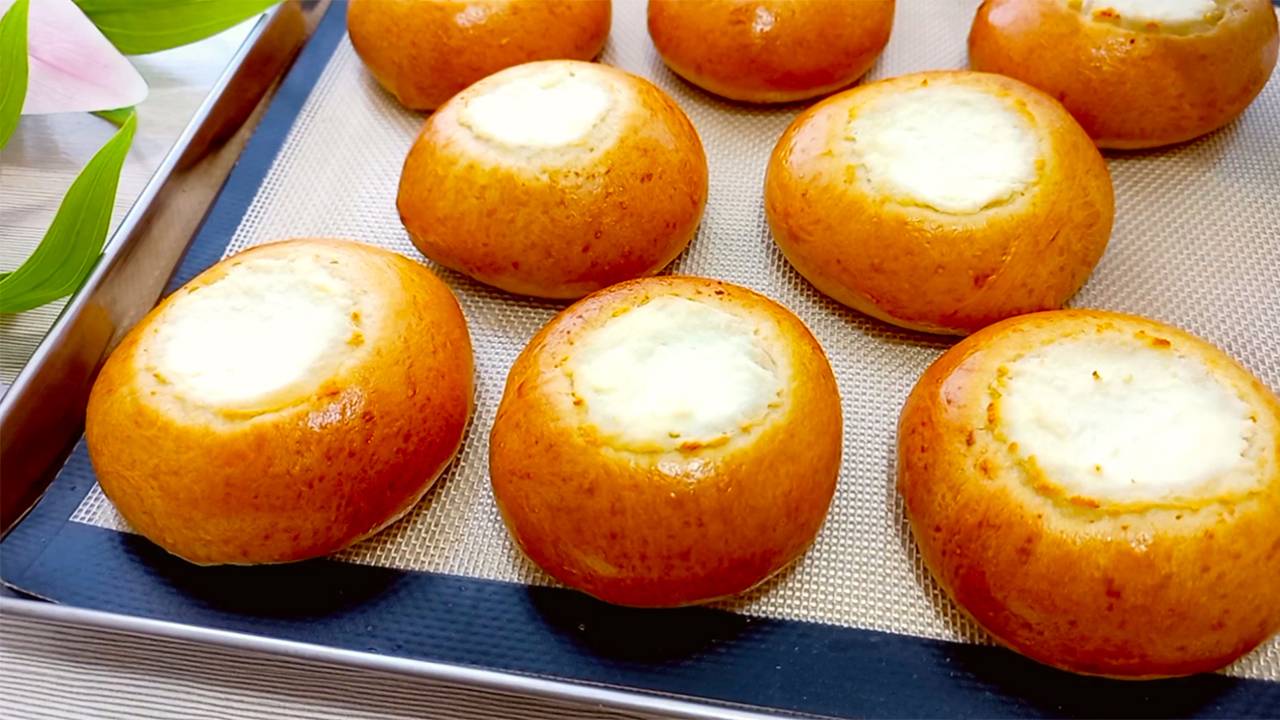 😋ВКУСНОГО много не бывает! Лучший рецепт булочек с начинкой!