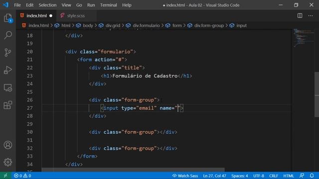 Frontend - Formulário de Cadastro - 0402 - Desenvolvendo página para o Mobile