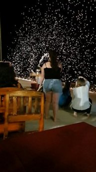 Фаершоу на пляже Ко Самет.