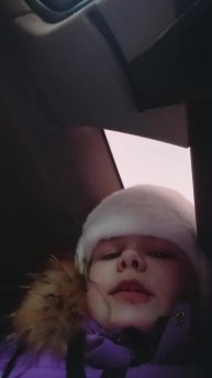 в машине