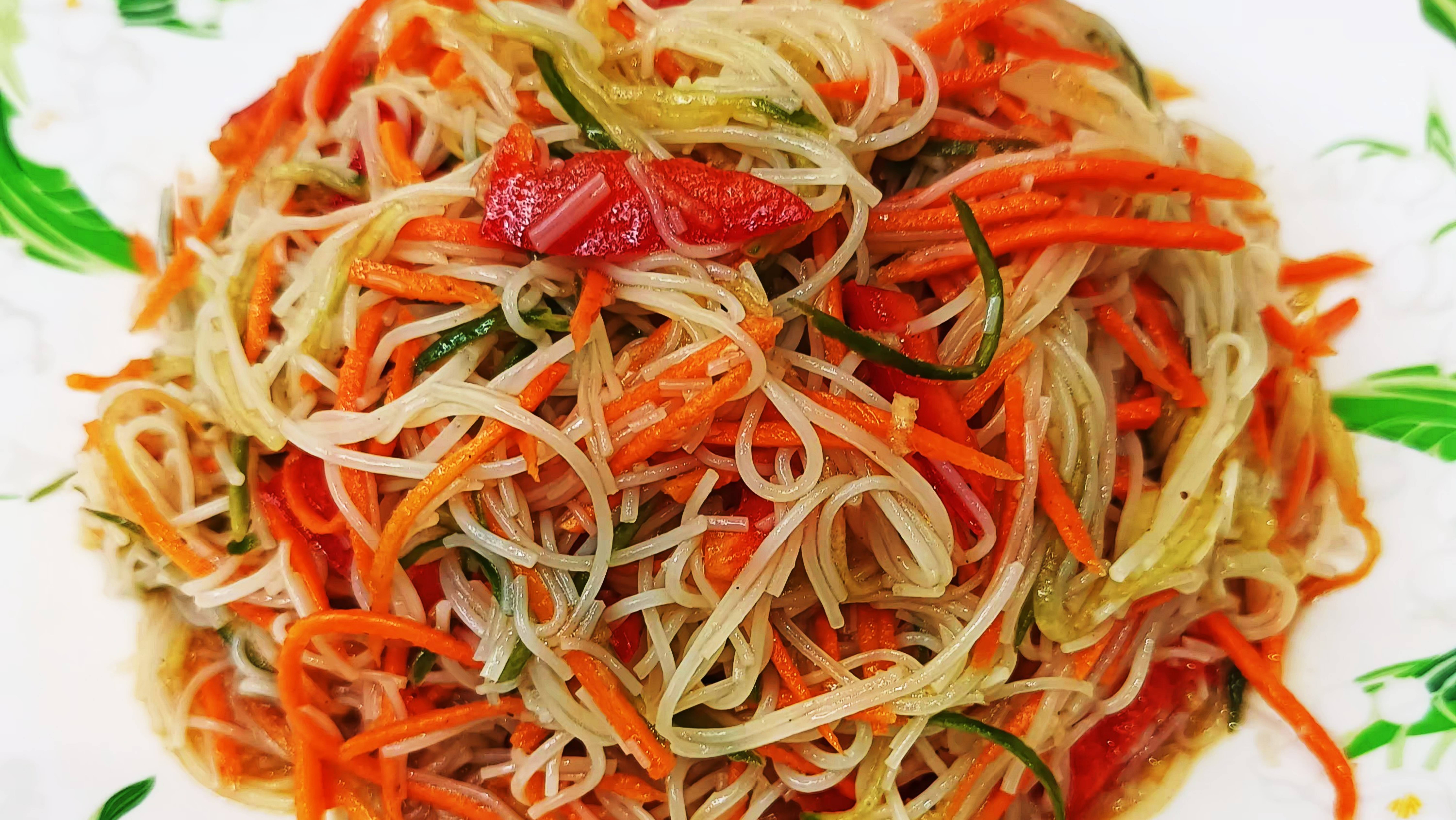 Фунчоза с овощами