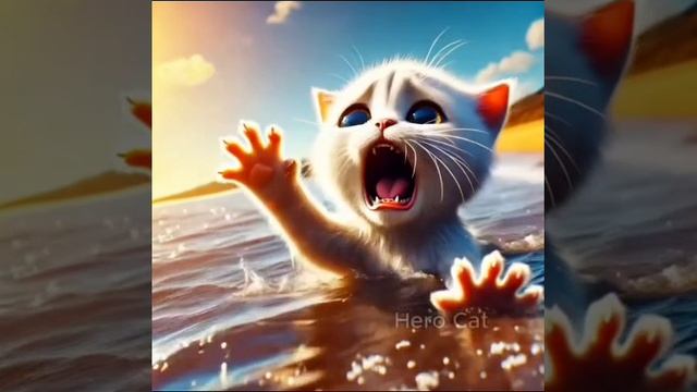 That cats father takes revenge on starfish monster #hindikahani #storytelling #story @Syonife