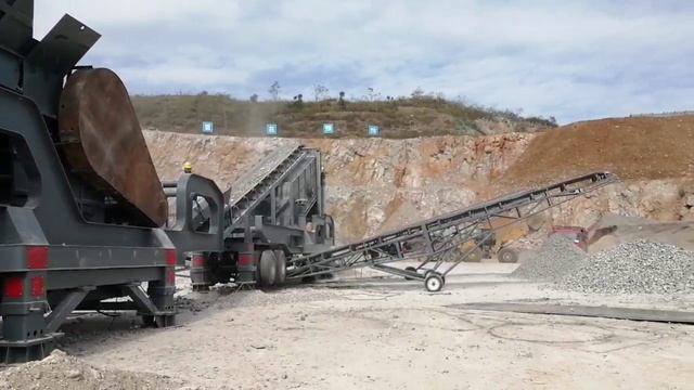 Мобильная щековая дробилка PE 750/1060
