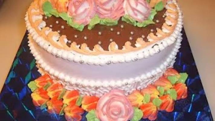 Торт с орехами. Маринкины творинки. Всем МИРА и Добра!