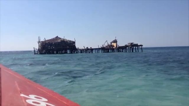 Arriving at Pelican Bar - Boating around Treasure Beach - Jamaica January 2016 - 8
