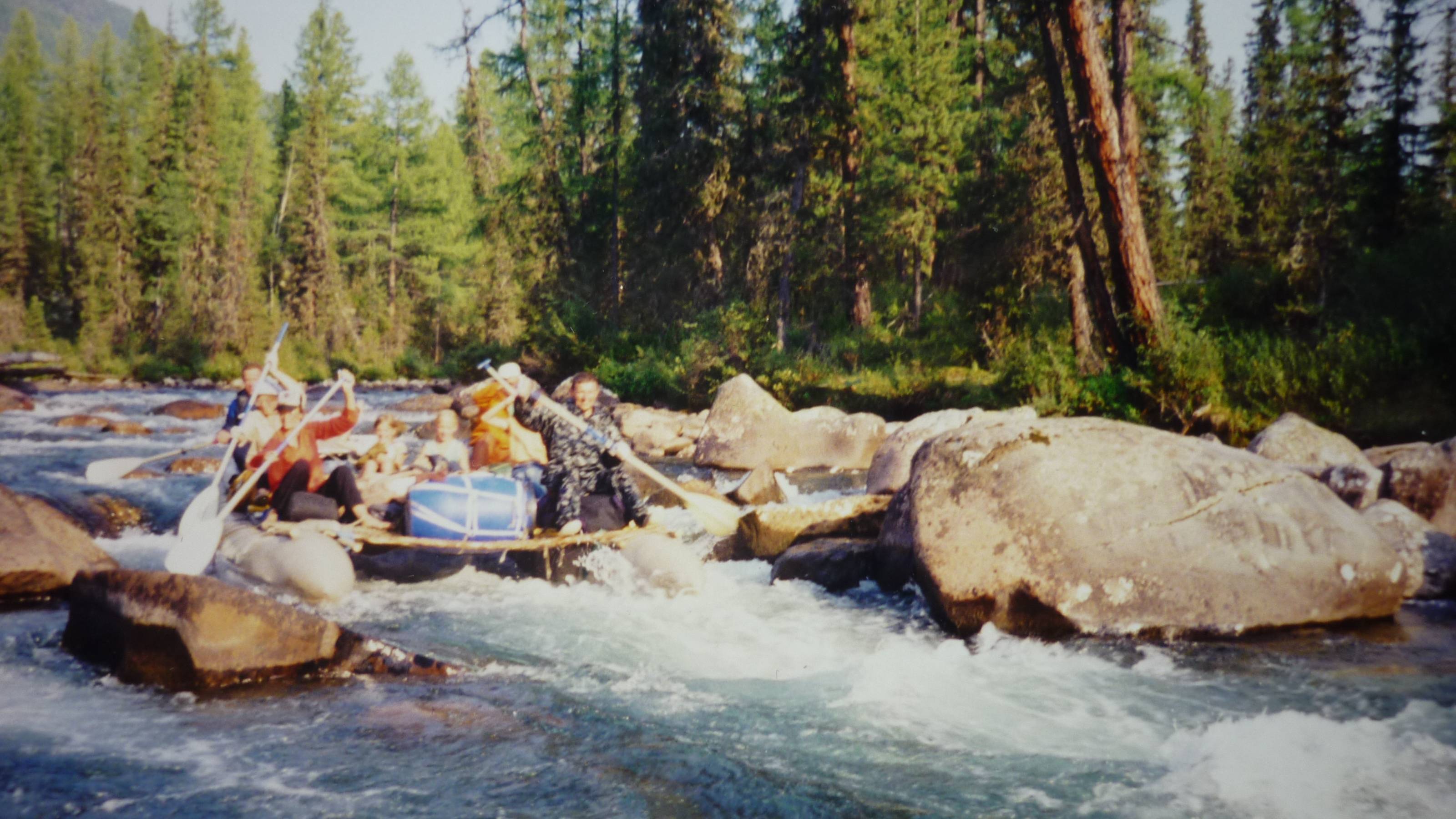 18.08.1998г.- р.Изиг-Суг- оз.Устю-Дээрлинг-Холь,Тыва (4-й день сплава).