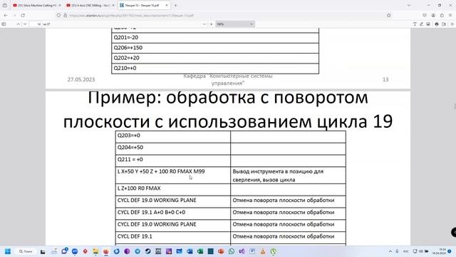 Многокоординатная обработка на станках с ЧПУ