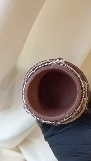 Подставка стакан из арт бетона