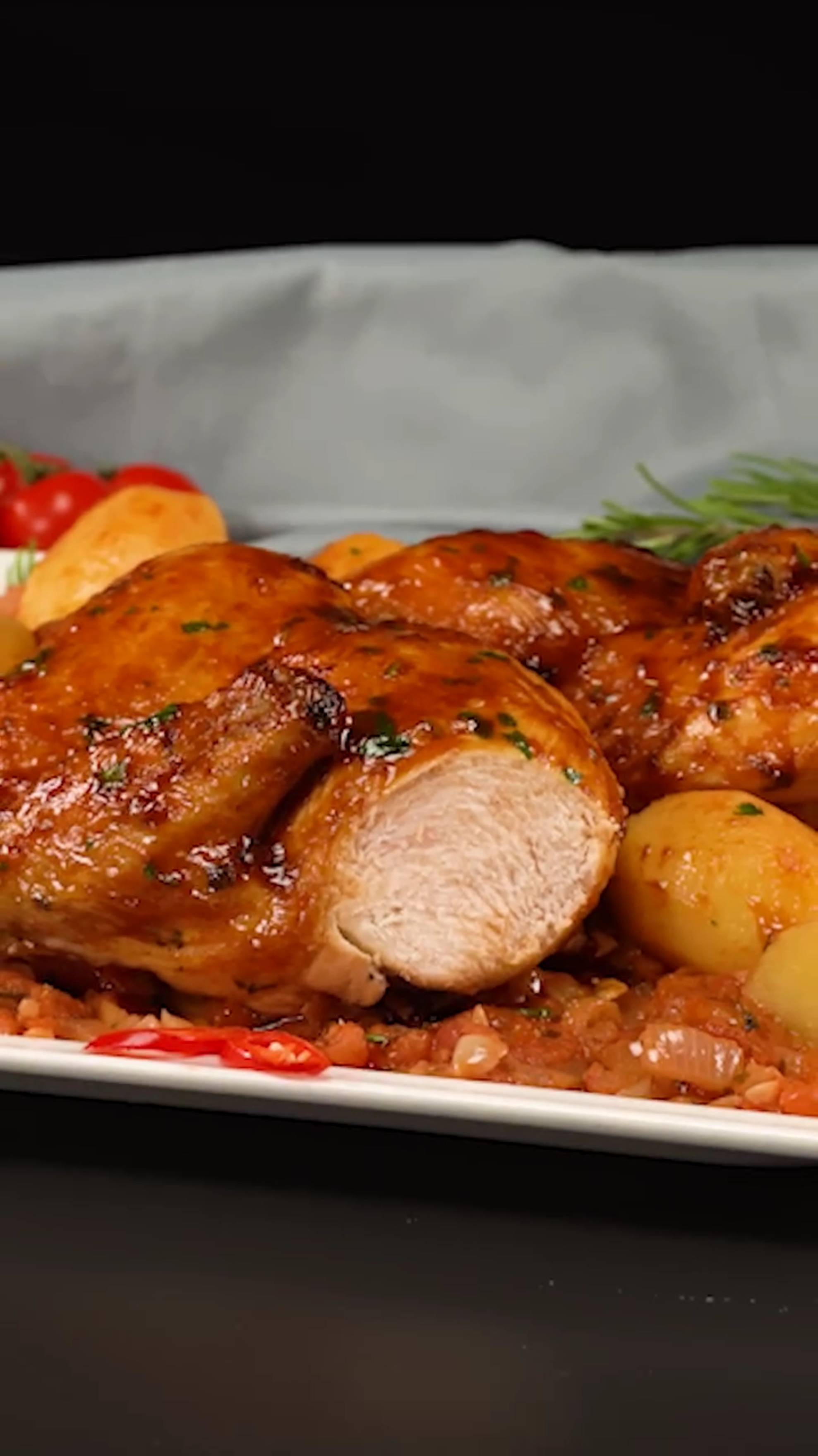 Секрет приготовления сочной и вкусной курицы!Сегодня хочу поделиться с вами рецептом