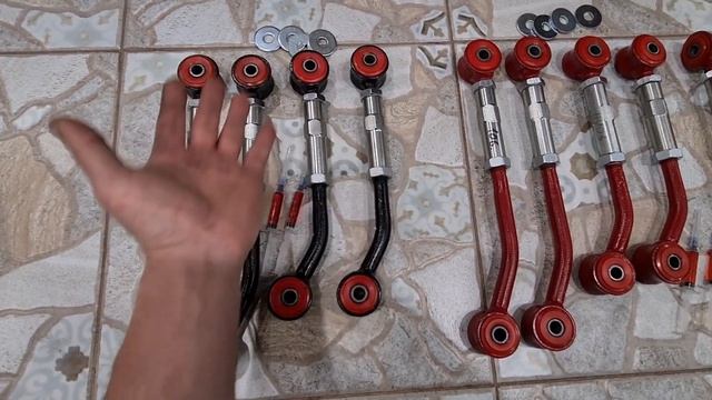 Регулируемые задние рычаги Chrysler300c, Dodge Challenger\Charger\Magnum , для чего шайбы и шприцы .