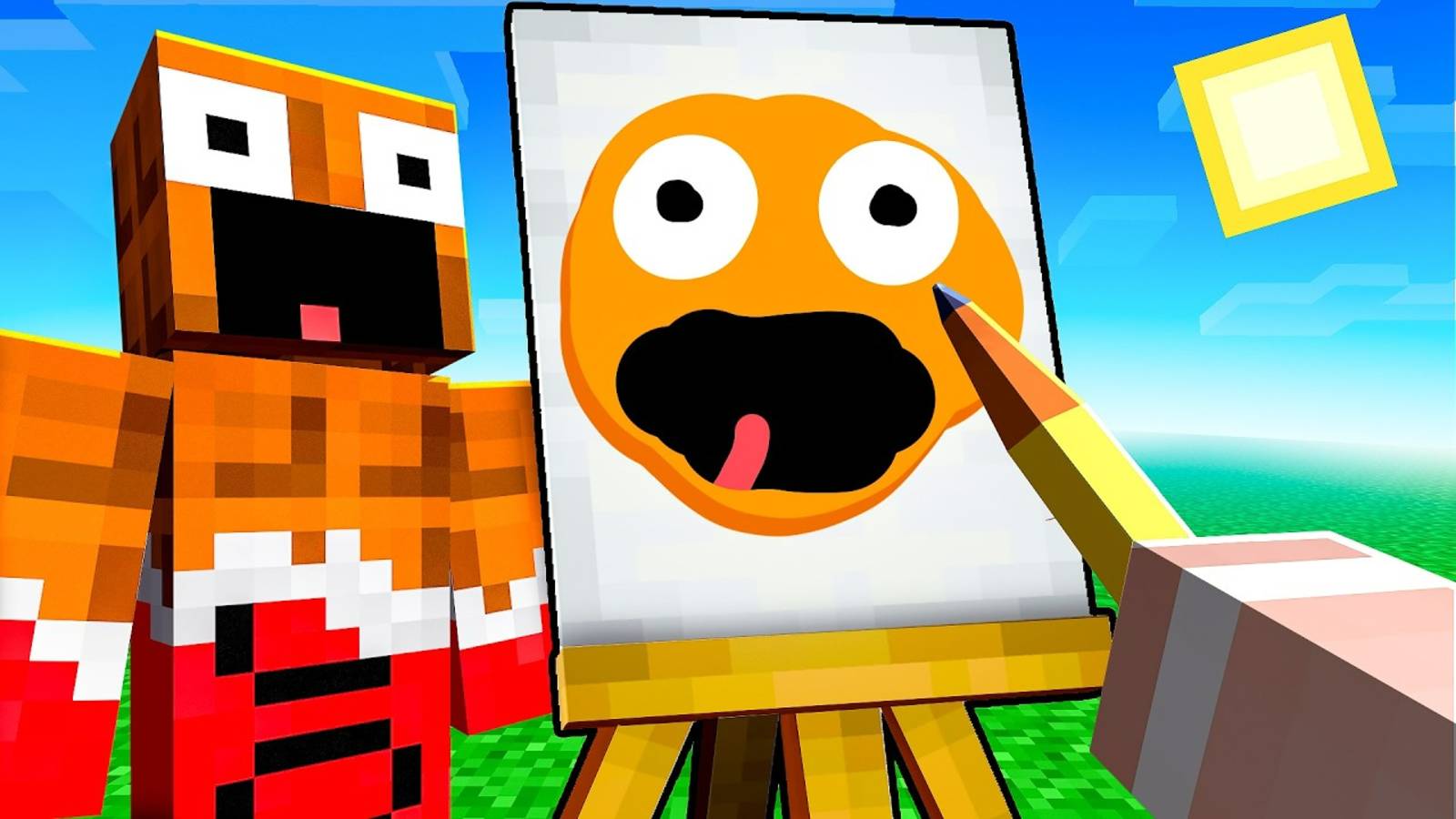 ВЛАДУС МОИ РИСУНКИ СТАЛИ РЕАЛЬНЫМИ В МАЙНКРАФТ! ✏️😱
