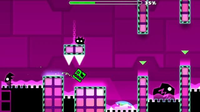 Прохождение Airborne Robots на три монетки в geometry dash meltdown.