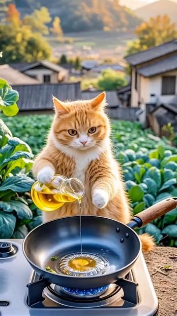 Рыжий кот счастлив