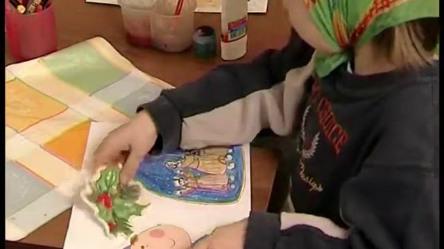 Рождество Христово в детских аппликациях