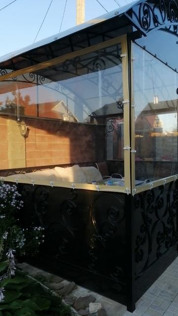 Мягкие окна на беседку/Фабрикамо