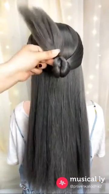 Причёска простая