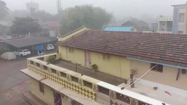 Heavy Rain In Kalloli, Gokak😱😱31/5/2021...