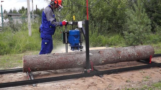 Пилорама Электрическая Шинная  7,5кВт (с редуктором) 380V