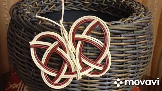 Кашпо из ротанга