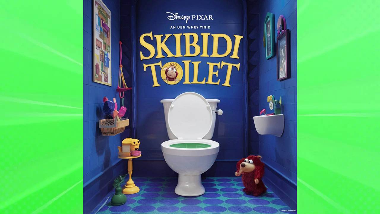 AI Disney Pixar Posters - AI is so wild skibidi toilet