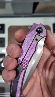 Как вам такая расцветочка от Tuotown, Crystal Titanium - M390 #steelbro #клинок #tuotown #ножи #edc