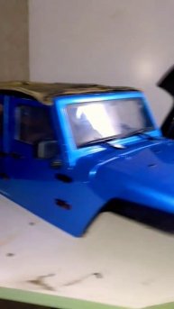 Шасси Injora, кузов Hard Body Jeep Wrangler пока ещё не Rubicon...