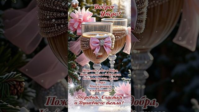 🎀Доброе утро 💖Пусть сегодня будет просто чудесный день 😊💝
