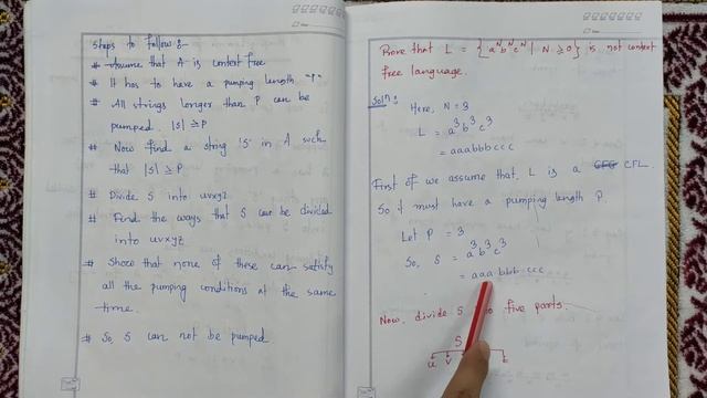 Pumping Lemma for Context Free Language | Theory of Computation in Bangla