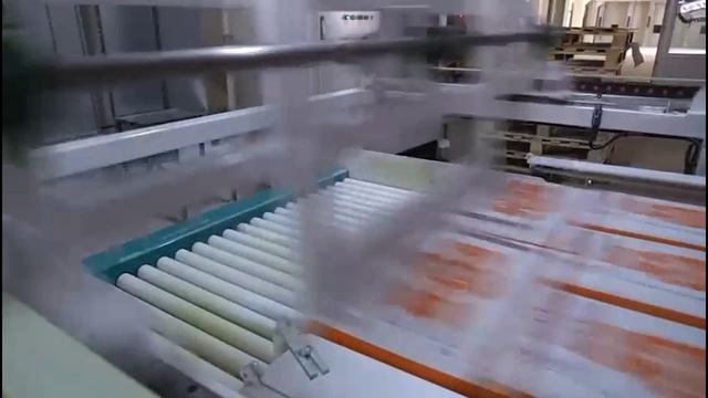 Автоматическая фасовка сыпучих товаров в бумажный мешок, палетирование, пылеуловители.