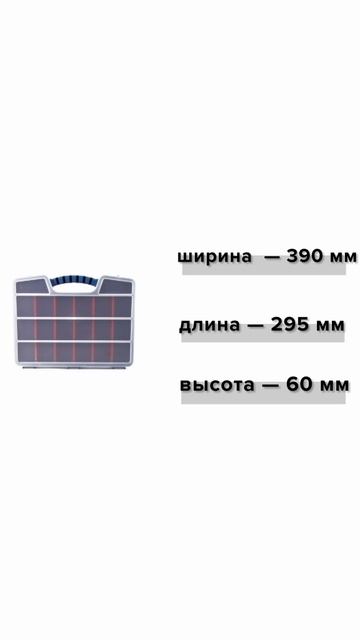 Органайзер 390*295*60мм, 18 отделений