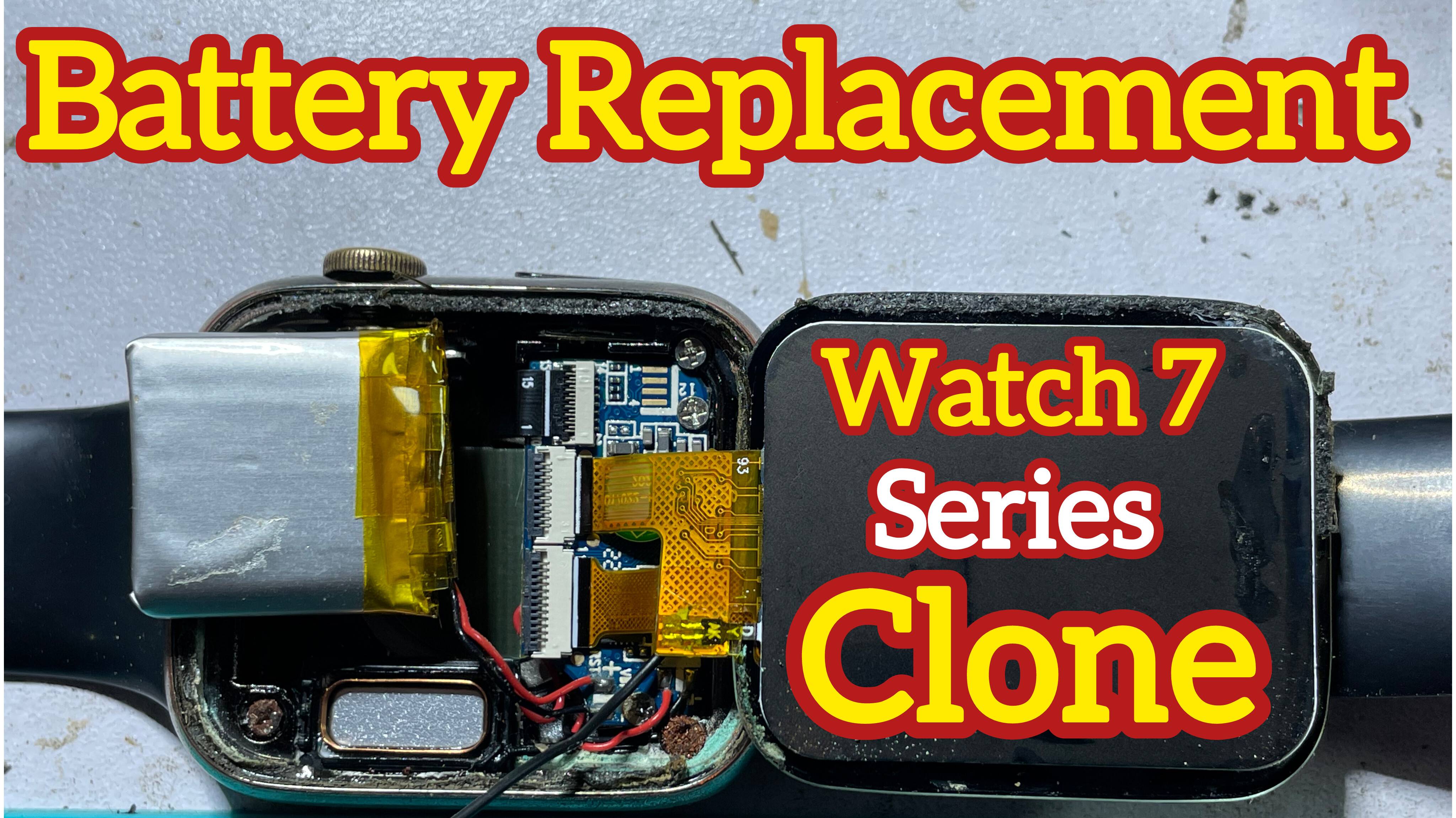 Как заменить поддельную батарею Apple Ultra Watch 7?How To Replace Fake Apple Ultra Watch 7 Battery