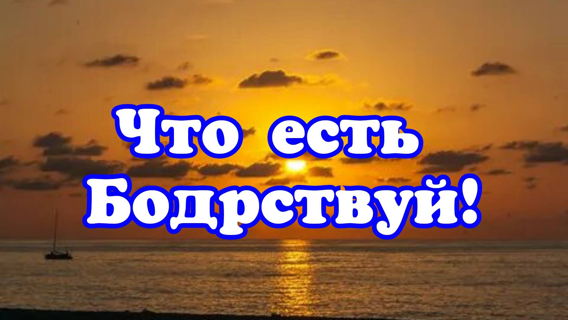 Что есть Бодрствуй!  13.02.25г.