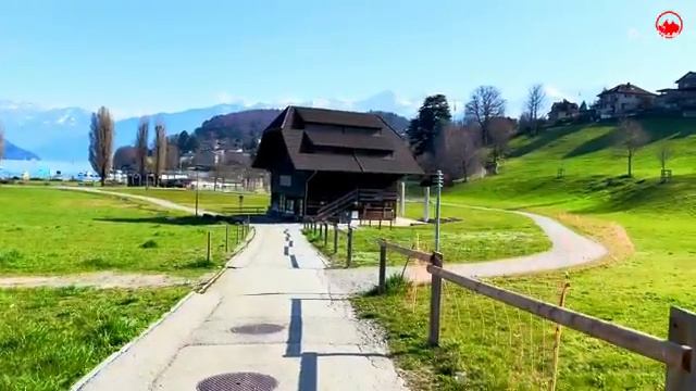 Скоро весна в Швейцарии🇨🇭Шпиц _Очаровательный швейцарский городок