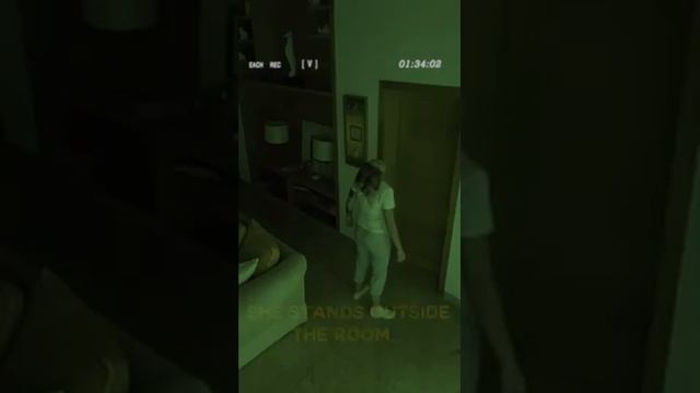 Home security camera catches paranormal activity