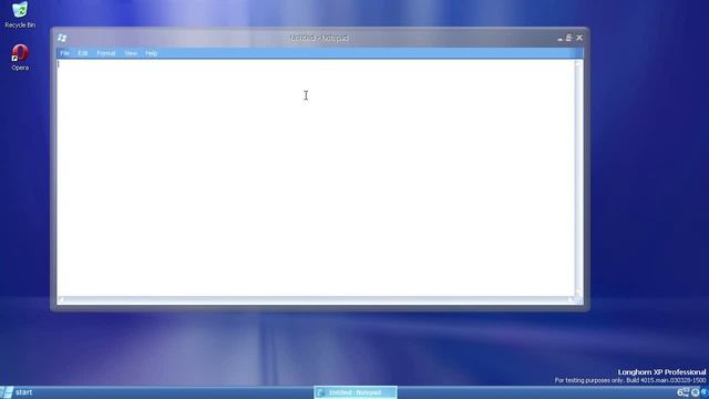 Первая версия Windows Aero в Windows Longhorn Build 4015