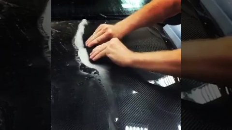 Camaro ZL1 Carbon Fiber Hood Paint Protection Film