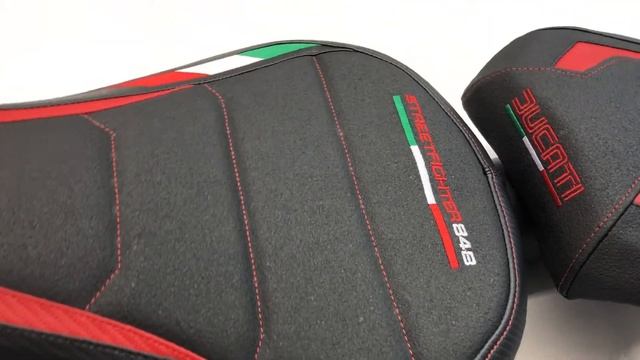 Ducati streetfighter Seat cover ULTRA GRIP - Tappezzeria Italia