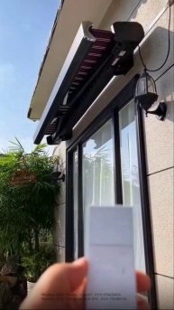 Мощный моторизованный навес-козырёк