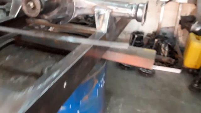 ##Мини погрузчик своими руками, приварка мостов.