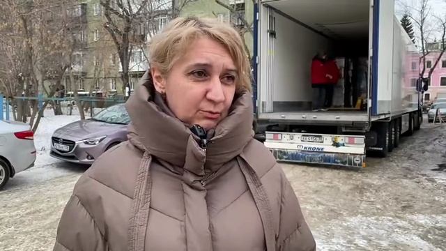 Около 15 тонн гуманитарной помощи отправили сегодня на передовую