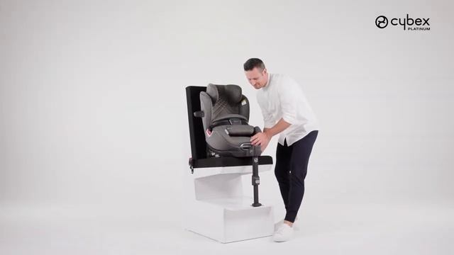 Как снять автокресло Anoris T i-Size с сидения автомобиля CYBEX