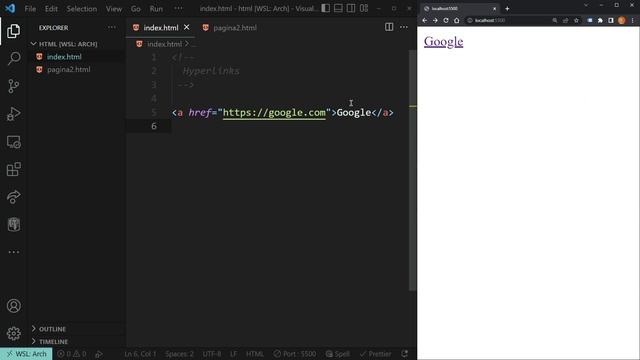Frontend - HTML Básico - 0107 - Tag de Hyperlink