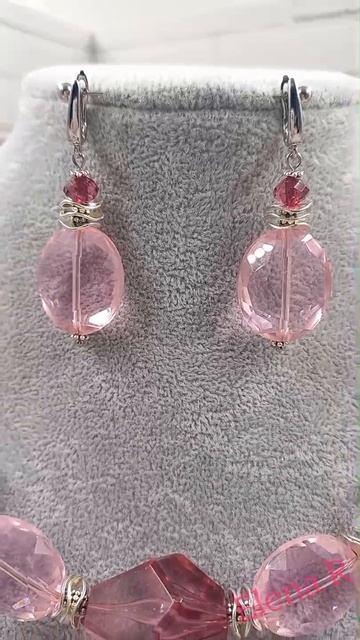 Комплект "Розовый закат" для Людмилы из Омска.