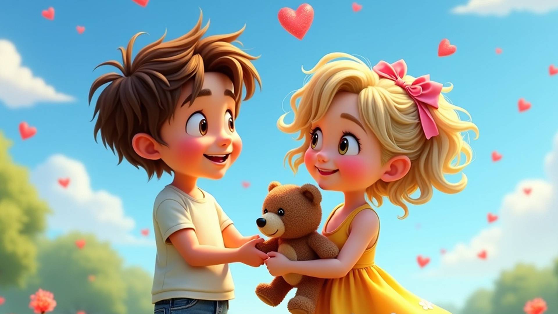 Песенка про День Святого Валентина | Весёлая детская песенка про любовь