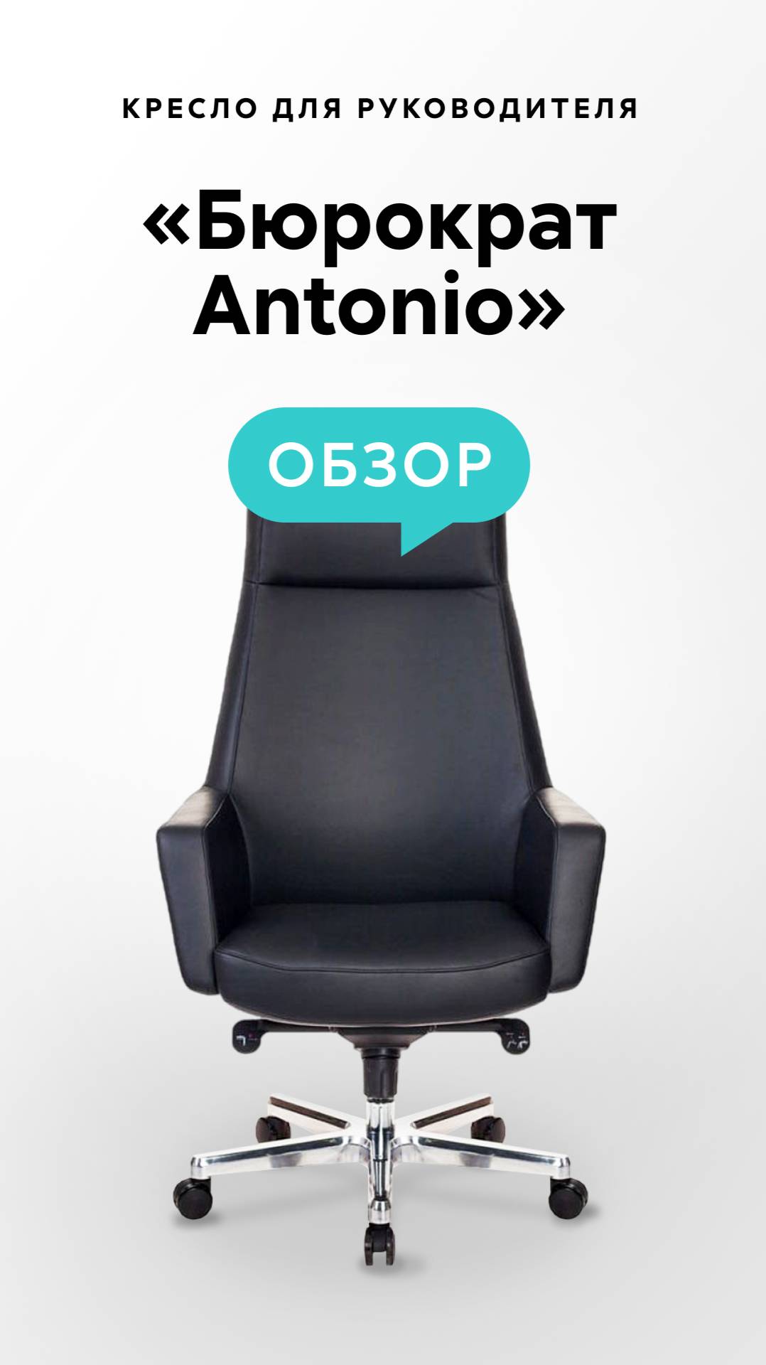 Обзор кресла для руководителя «Бюрократ Antonio»