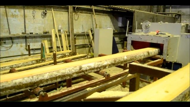 Экспортный пиломатериал из тонкомера Станок Алтай Мамонт
