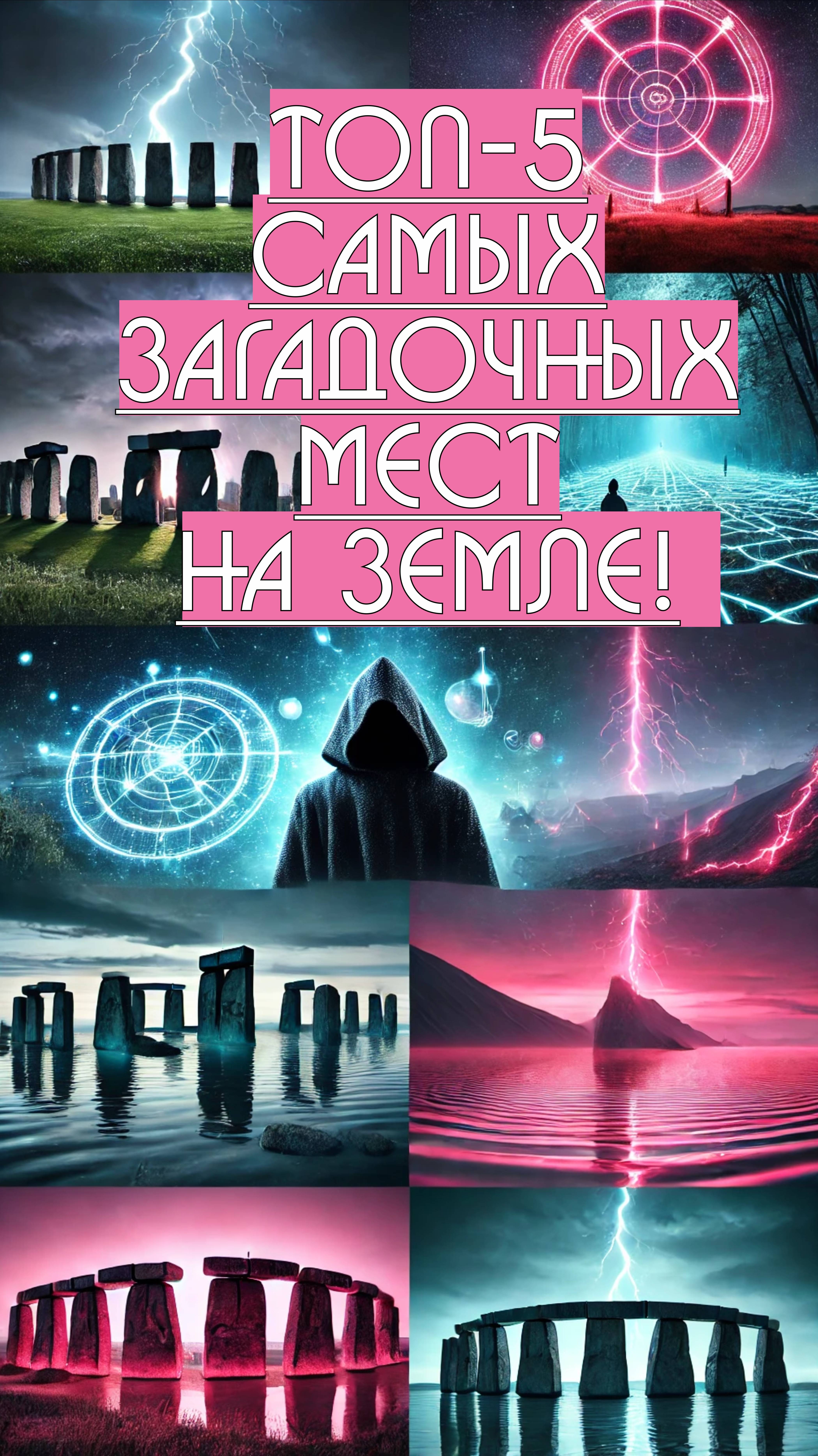 #топ5 самых загадочных мест на Земле!