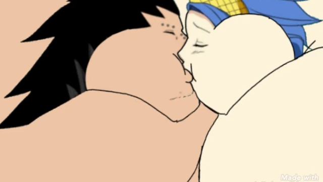 gajeel & levy kiss inflation for alastor 6531